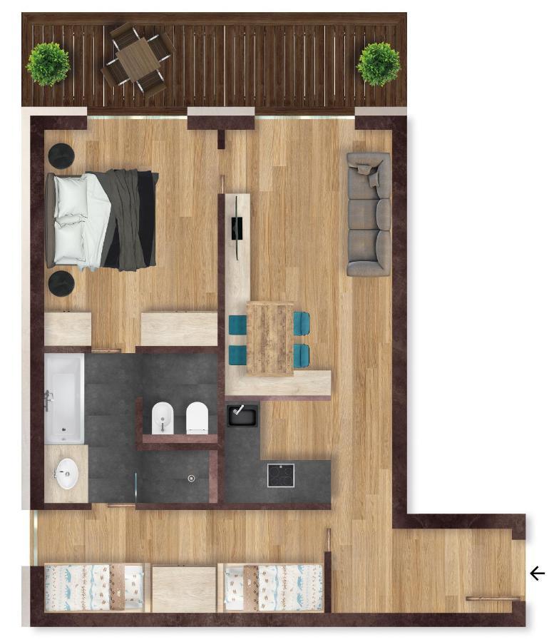 Movi Family Apart-Hotel ****S Kurfar Exterior foto